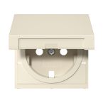 Gira Systeem 55 Centraalplaat stopcontact 492201 Crème