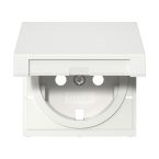 Gira Systeem 55 Centraalplaat stopcontact 492227 Alpinwit mat