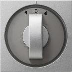 Gira Systeem 55 Draaiknop 066626 Aluminium