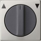 Gira Systeem 55 Draaiknop 0666600 Edelstaal