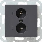 Gira Systeem 55 Luidsprekercontactdoos 040228 Antraciet