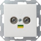 Gira Systeem 55 Potentiaalvereffeningsdoos 040527 Alpinwit mat