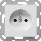 OUTLET Gira Systeem 55 Wandcontactdoos 048503 Alpinwit glanzend