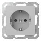 Gira Systeem 55 Wandcontactdoos 4466015 Grijs mat