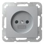 Gira Systeem 55 Wandcontactdoos 448026 Aluminium