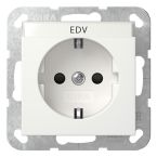 Gira Systeem 55 Wandcontactdoos 446203 Alpinwit