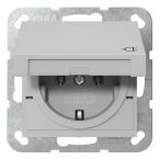 Gira Systeem 55 Wandcontactdoos 4454015 Grijs mat