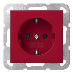 Gira Systeem 55 Wandcontactdoos 4455108 Rood
