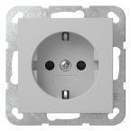 Gira Systeem 55 Wandcontactdoos 4755015 Grijs mat