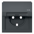 Gira Tx44 Centraalplaat stopcontact 492267 Antraciet