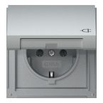 Gira Tx44 Wandcontactdoos 445465 Aluminium