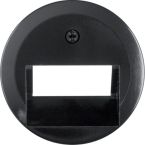 Hager Berker 1930 Centraalplaat IAEUAE 140901 Zwart