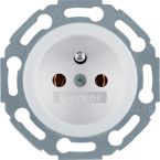 Hager Berker 1930 Wandcontactdoos 676579 Alpinwit