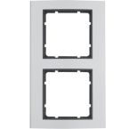 Hager Berker B.3 Afdekraam 10123004 AluminiumAntraciet