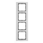 Hager Berker B.3 Afdekraam 10143004 AluminiumAntraciet