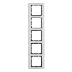 Hager Berker B.3 Afdekraam 10153004 AluminiumAntraciet