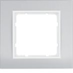 Hager Berker B.3 Afdekraam 10113904 AluminiumAlpinwit glanzend