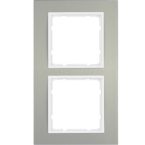 Hager Berker B.3 Afdekraam 10123904 AluminiumAlpinwit glanzend