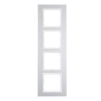 Hager Berker B.3 Afdekraam 10143904 AluminiumAlpinwit glanzend