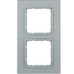 Hager Berker B.7 Glas Afdekraam 10126414 Aluminium