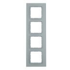 Hager Berker B.7 Glas Afdekraam 10146414 Aluminium