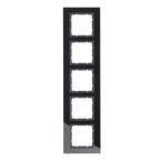 Hager Berker B.7 Glas Afdekraam 10156616 ZwartAntraciet