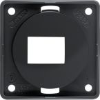 Hager Berker Integro Centraalplaat IAEUAE 945572505 Antraciet