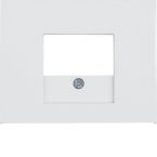 Hager Berker K.1 Centraalplaat audioworld 10357009 Alpinwit