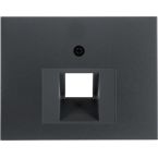 Hager Berker K.1 Centraalplaat IAEUAE 14077006 Antraciet