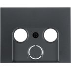 Hager Berker K.1 Centraalplaat satelliet 12017016 Antraciet