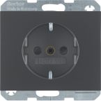 Hager Berker K.1 Wandcontactdoos 47357006 Antraciet