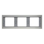 Hager Berker K.5 Afdekraam 13737004 Edelstaal