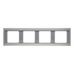 Hager Berker K.5 Afdekraam 13837004 Edelstaal