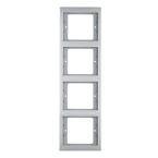 Hager Berker K.5 Afdekraam 13437004 Edelstaal