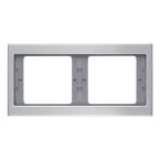 Hager Berker K.5 Afdekraam 13637003 Aluminium