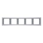 Hager Berker K.5 Afdekraam 13937003 Aluminium