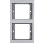 Hager Berker K.5 Afdekraam 13237003 Aluminium