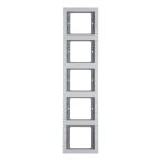 Hager Berker K.5 Afdekraam 13537003 Aluminium