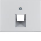 Hager Berker K.5 Centraalplaat IAEUAE 14077003 Aluminium