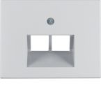 Hager Berker K.5 Centraalplaat IAEUAE 14097003 Aluminium