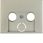 Hager Berker K.5 Centraalplaat satelliet 12017014 Edelstaal