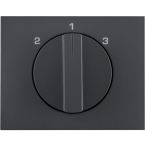 Hager Berker K.1 Draaiknop 1088710600 Antraciet