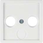 Hager Berker Q Centraalplaat satelliet 12036089 Alpinwit