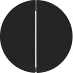 Hager Berker R Bedieningswip 16232045 Zwart