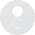 Hager Berker R Centraalplaat BNC 11962089 Alpinwit