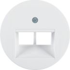 Hager Berker R Centraalplaat IAEUAE 14092089 Alpinwit