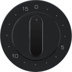 Hager Berker R Draaiknop 16322045 Zwart