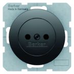 Hager Berker R Wandcontactdoos 6161032045 Zwart