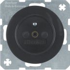 Hager Berker R Wandcontactdoos 6765762045 Zwart