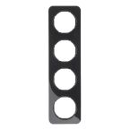 Hager Berker R.1 Afdekraam 10142145 Zwart